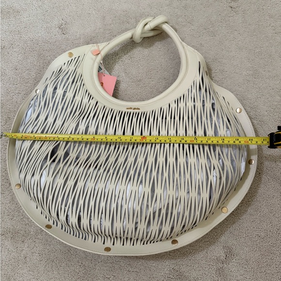 Cult Gaia Adina Shoulder Bag, Off White, Dust Bag Included, NWT - Picture 7 of 9